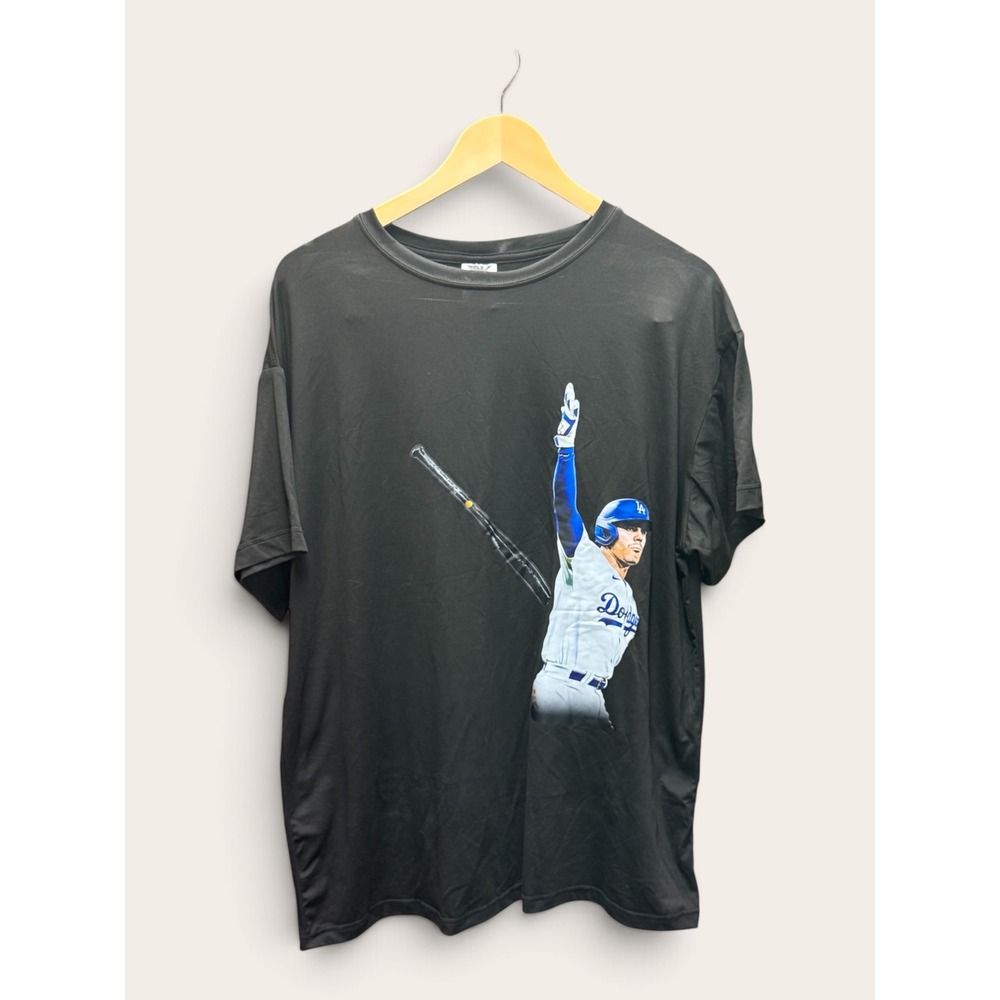 KonKave Los Angeles Dodgers Freddie Freeman Graphic Tee Black 2XL Style 2000P